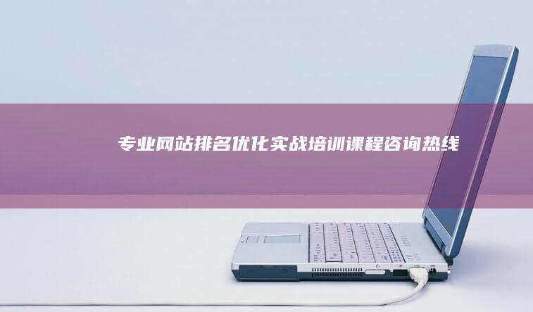 专业网站排名优化实战培训课程咨询热线